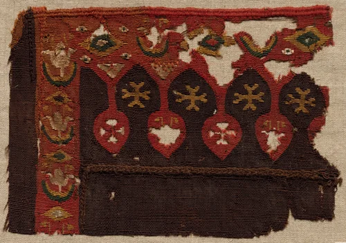 Fragment of a Tunic by Unknown, textile, 400-699