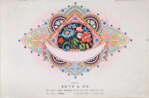 Trade Card for Boyd & Co., Printer by anonymous, print, 1800-1900