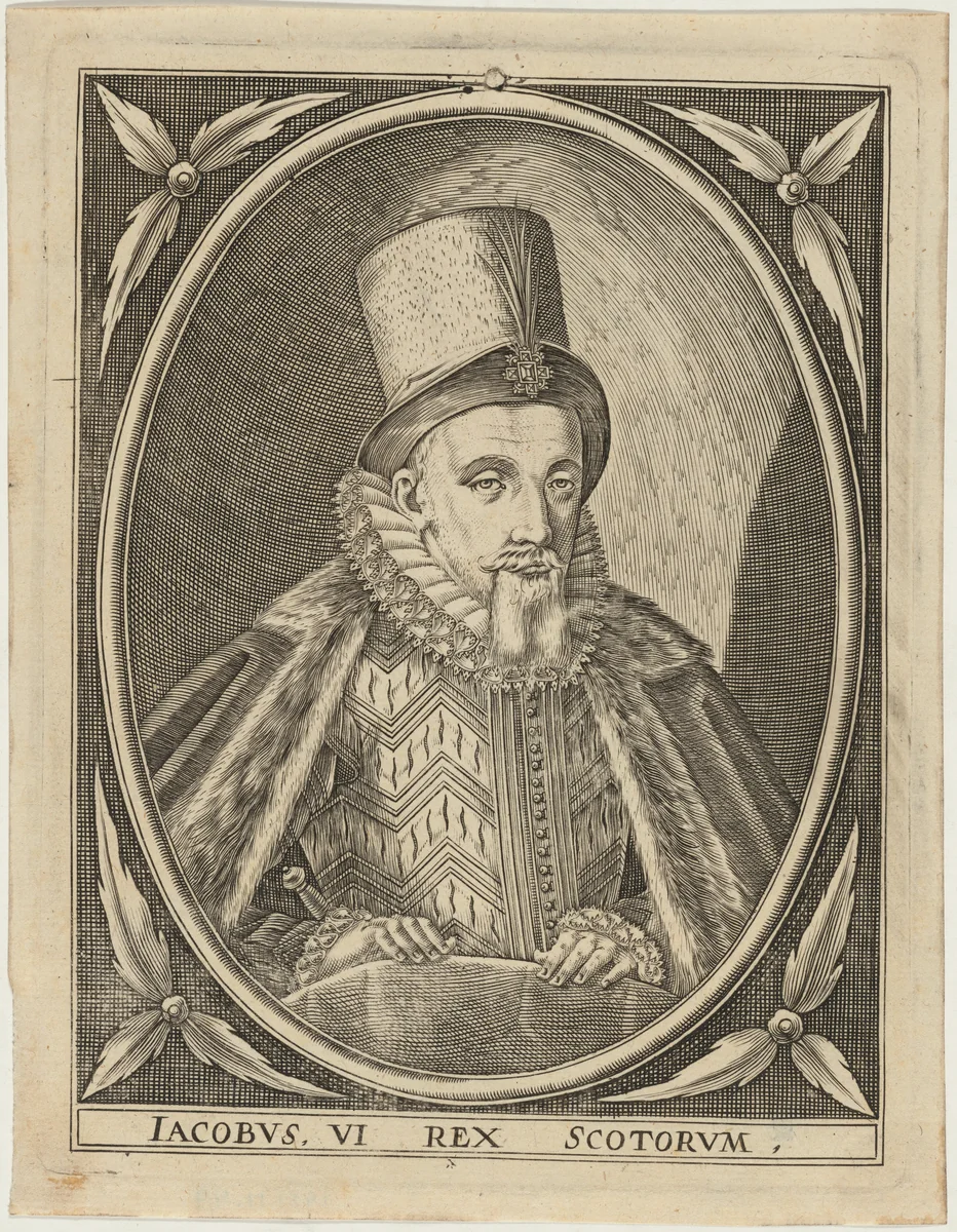 James VI, King of Scotland by Unknown 19th Century, print, 1603