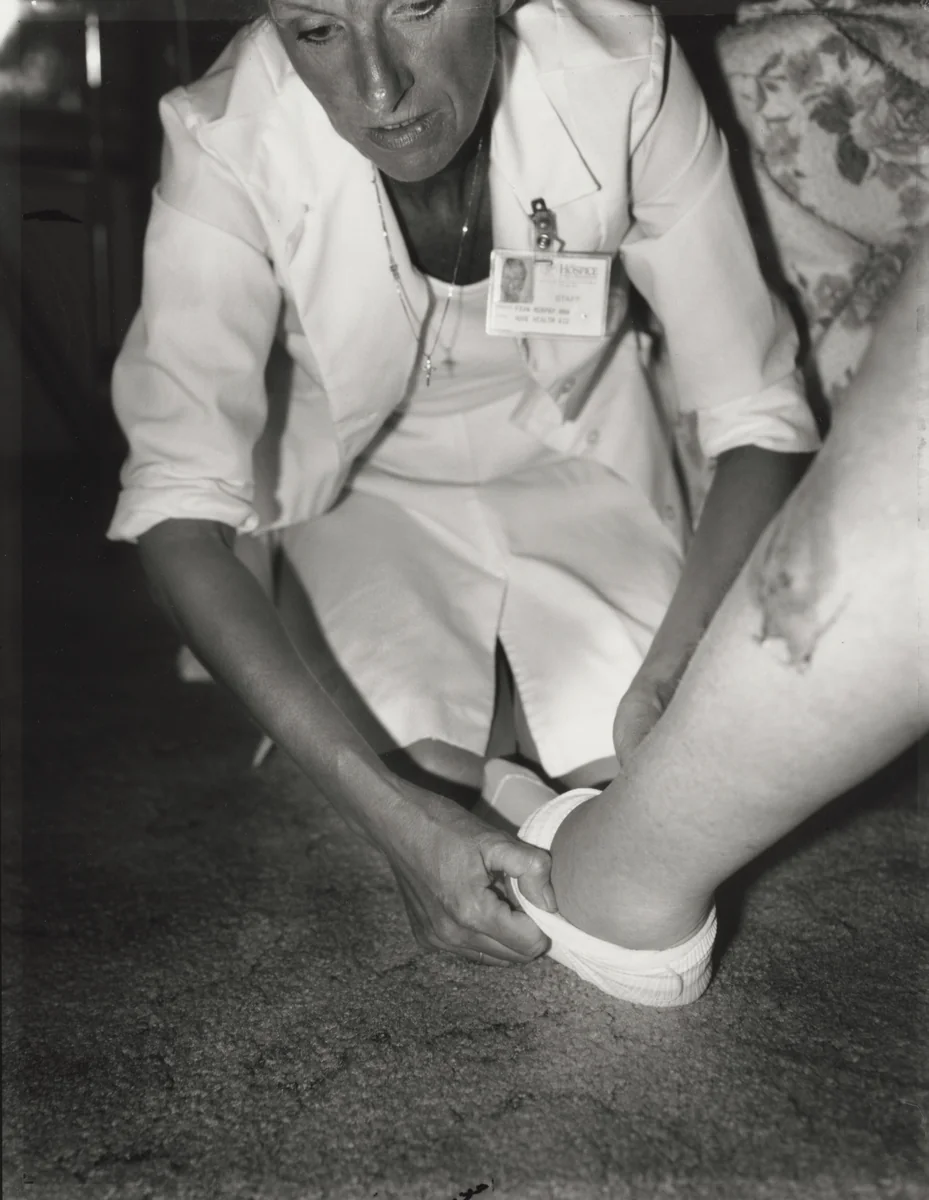 Fran and Herb by Jim Goldberg, photograph, 1993