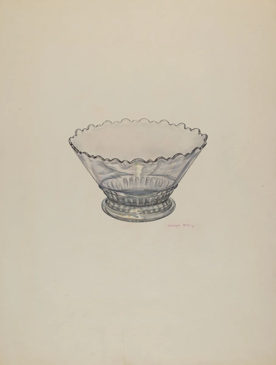 Dish by Joseph Mitry, index of american design, 1940