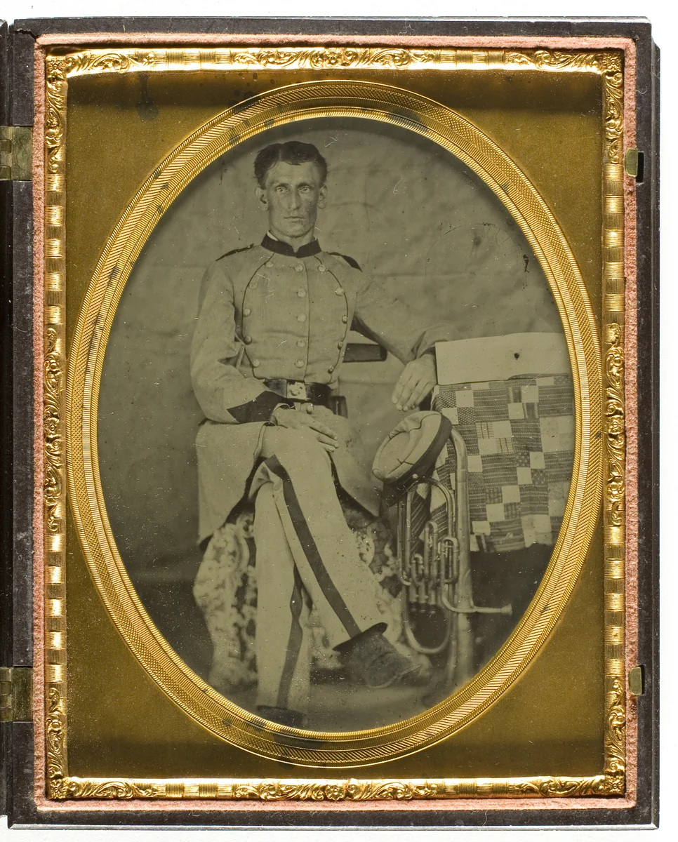 Untitled (Confederate Officer) by Artist Unknown, photograph, 1860-1869