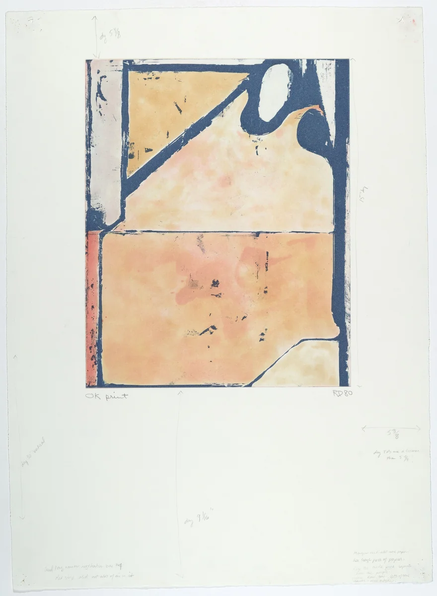 Blue Loop by Richard Diebenkorn, print, 1980