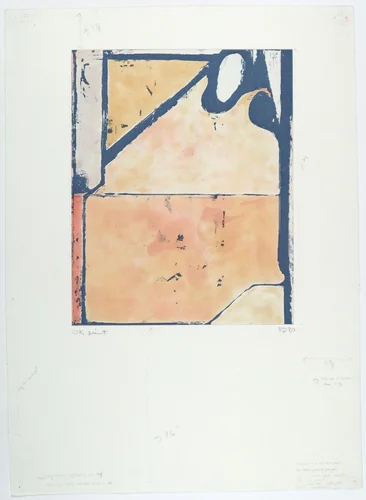 Blue Loop by Richard Diebenkorn, print, 1980