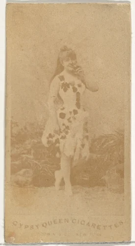 From the Actors and Actresses series (N171) for Gypsy Queen Cigarettes by Goodwin & Company, photograph, 1886-1890