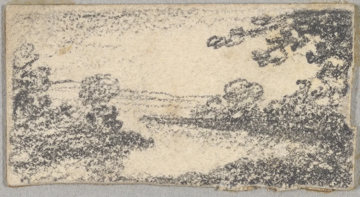 Landscape by Henry William Burgess, drawing, 1809-1839
