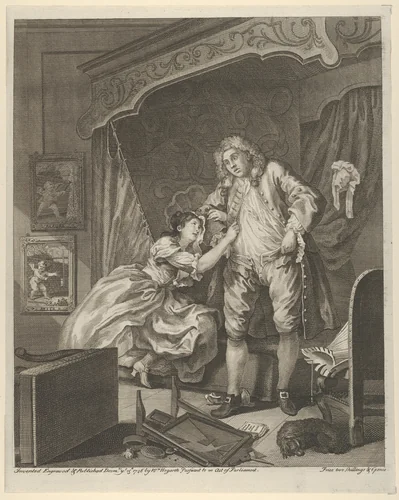 After by William Hogarth, print, 1736