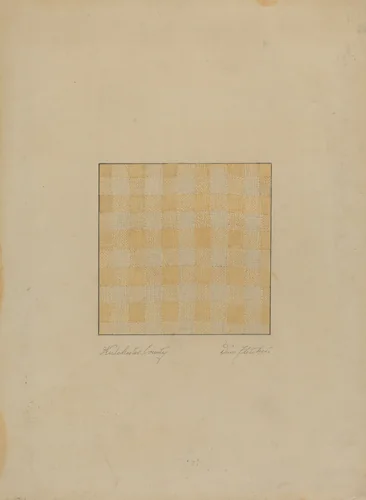 Piece of Linen by Daniel Fletcher, index of american design, 1936