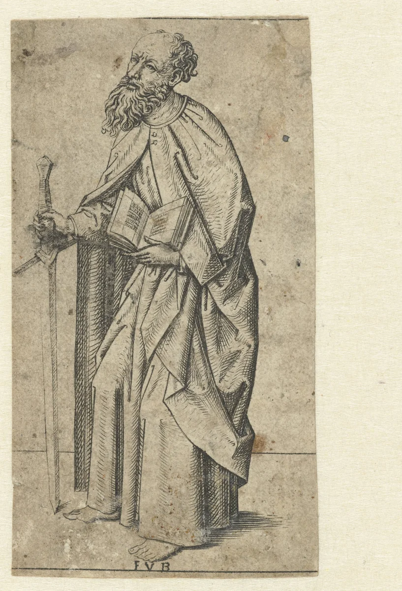 Apostel Paulus by Unknown, print, 1475-1500