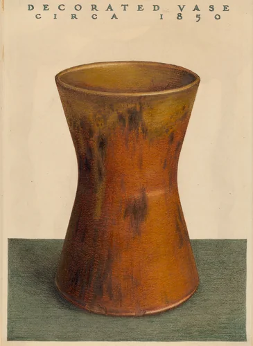 Vase by John Matulis, index of american design, 1936