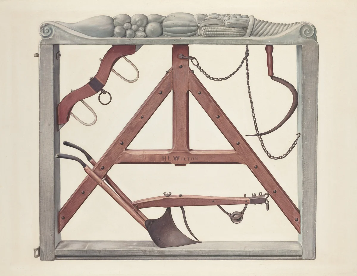 Gate by American 20th Century, index of american design, 1935-1942