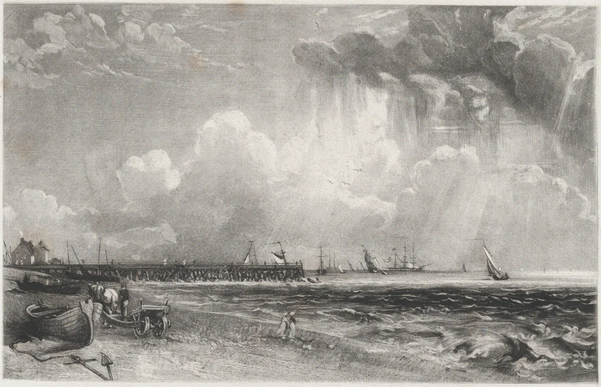 Yarmouth, Norfolk by David Lucas, print, 1830