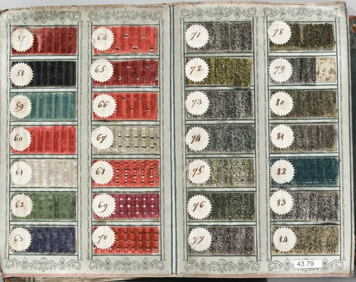 Textile Sample Book by François Debray, textile, 1785-1799