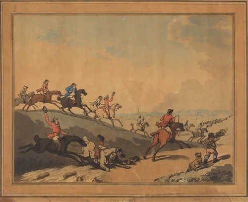 The Chase by Thomas Rowlandson, print, 1787