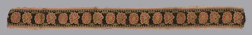 Fragment (Border) by Iran, textile, 1701-1800