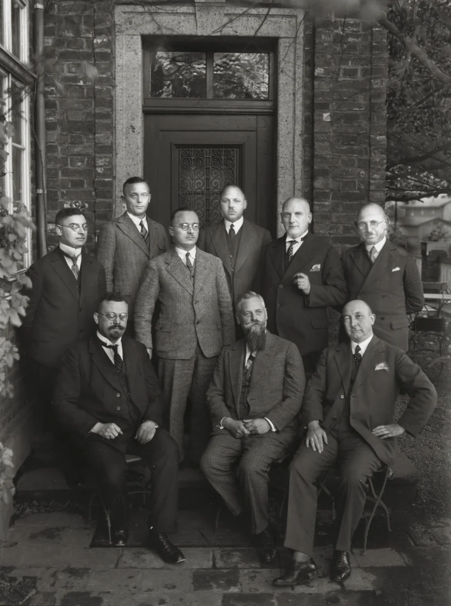 Group of Mayors by August Sander, photograph, 1928