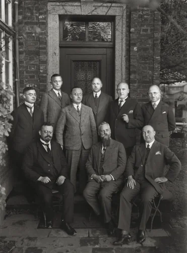 Group of Mayors by August Sander, photograph, 1928