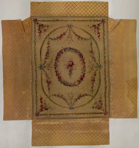 Coverlet for a bed (Lit à la duchesse en impériale) by Beauvais, textile, 1775-1795