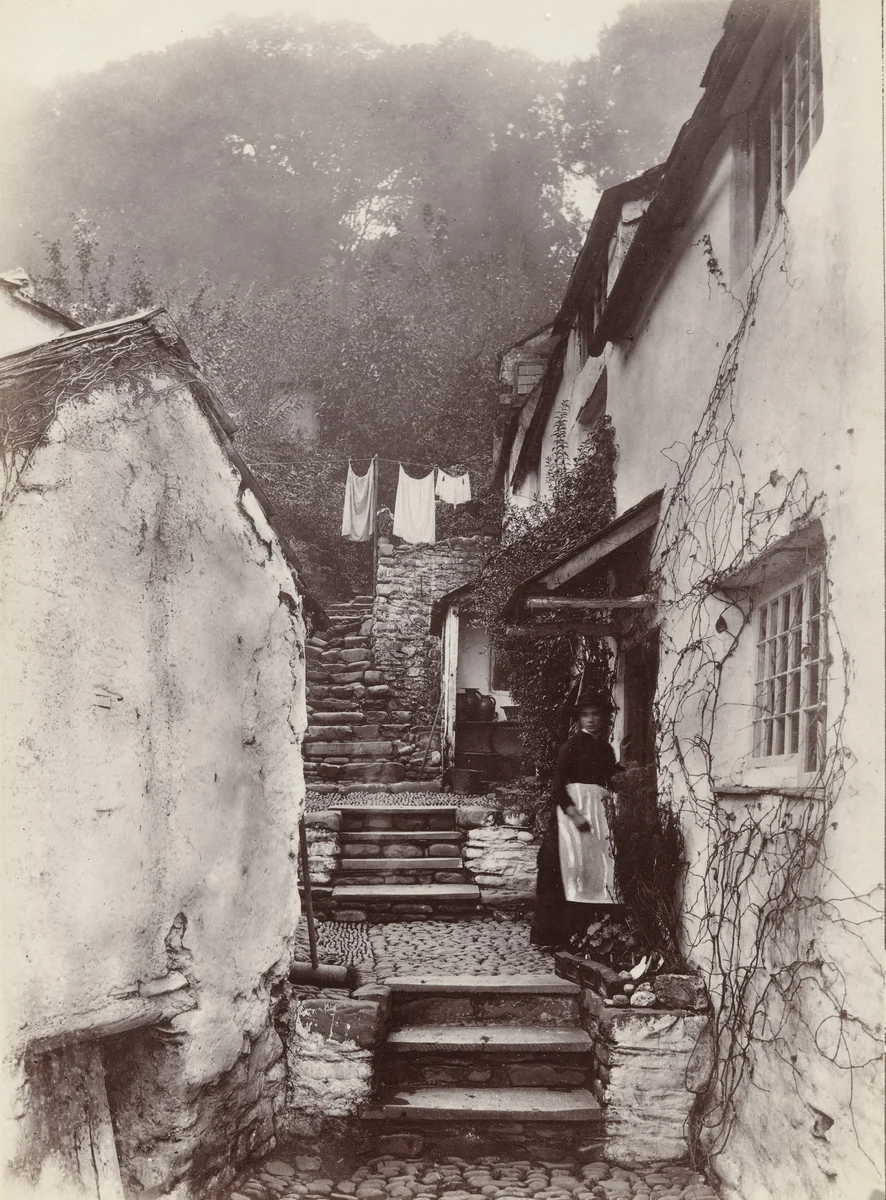 Clovelly, North Hill by Francis Bedford, photograph, 1855