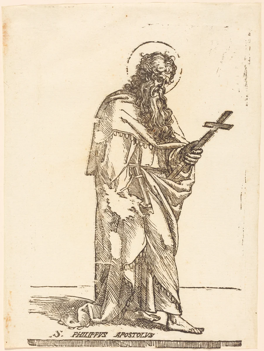 Saint Philip by Jacques Stella, print, 1596-1657