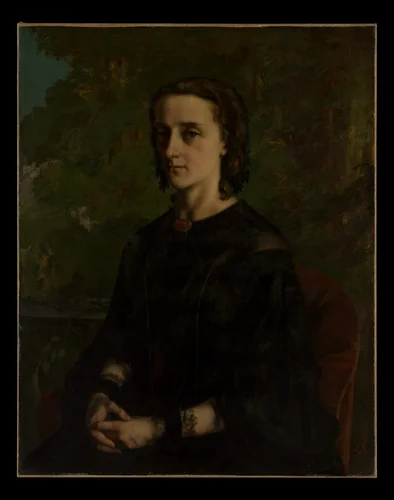 Madame Frederic Breyer (Fanny Hélène Van Bruyssel, 1830–1894) by Gustave Courbet, painting, 1858