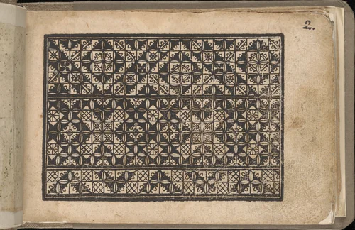 Schön newes Modelbuch (Page 2r) by Sigismundus Latomus, book, 1608