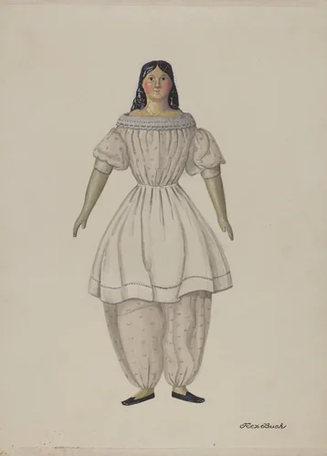 Doll - "Martha" by Rex F. Bush, index of american design, 1937