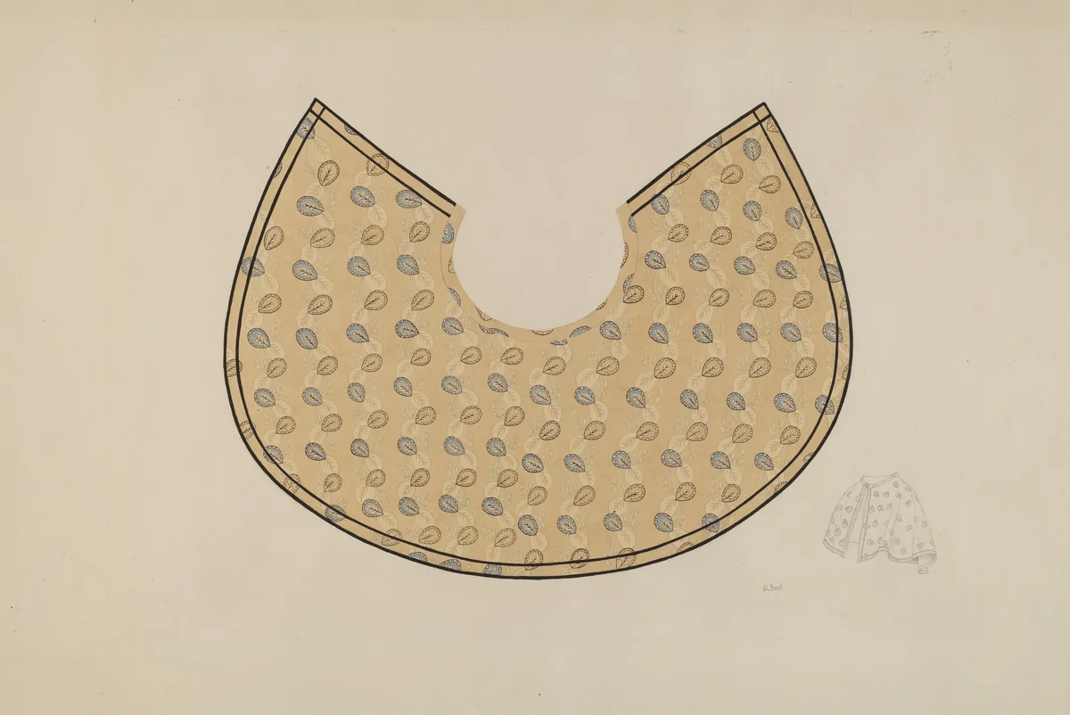 Shoulder Cape by Joseph L. Boyd, index of american design, 1937