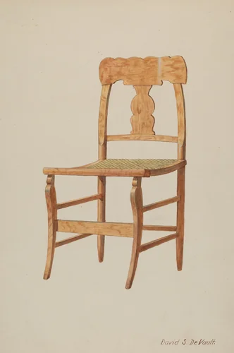Maple Side Chair by David S. De Vault, index of american design, 1941