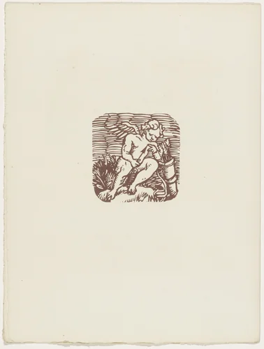 Vignette (folio 39 verso) from Les Amours (The Loves) by Émile Bernard, illustrated book, 1915
