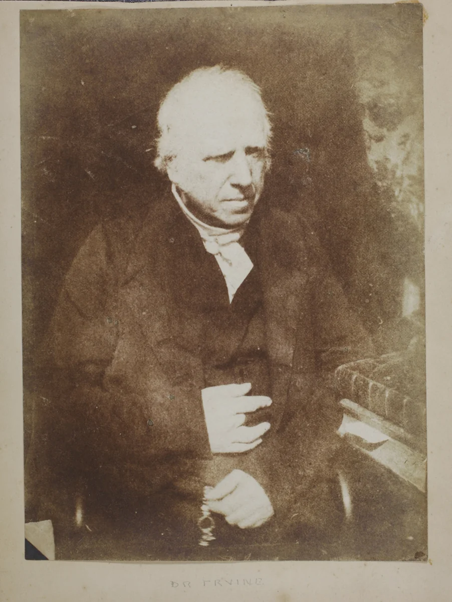 Dr. David Irving by David Octavius Hill and Robert Adamson, photograph, 1843-1847