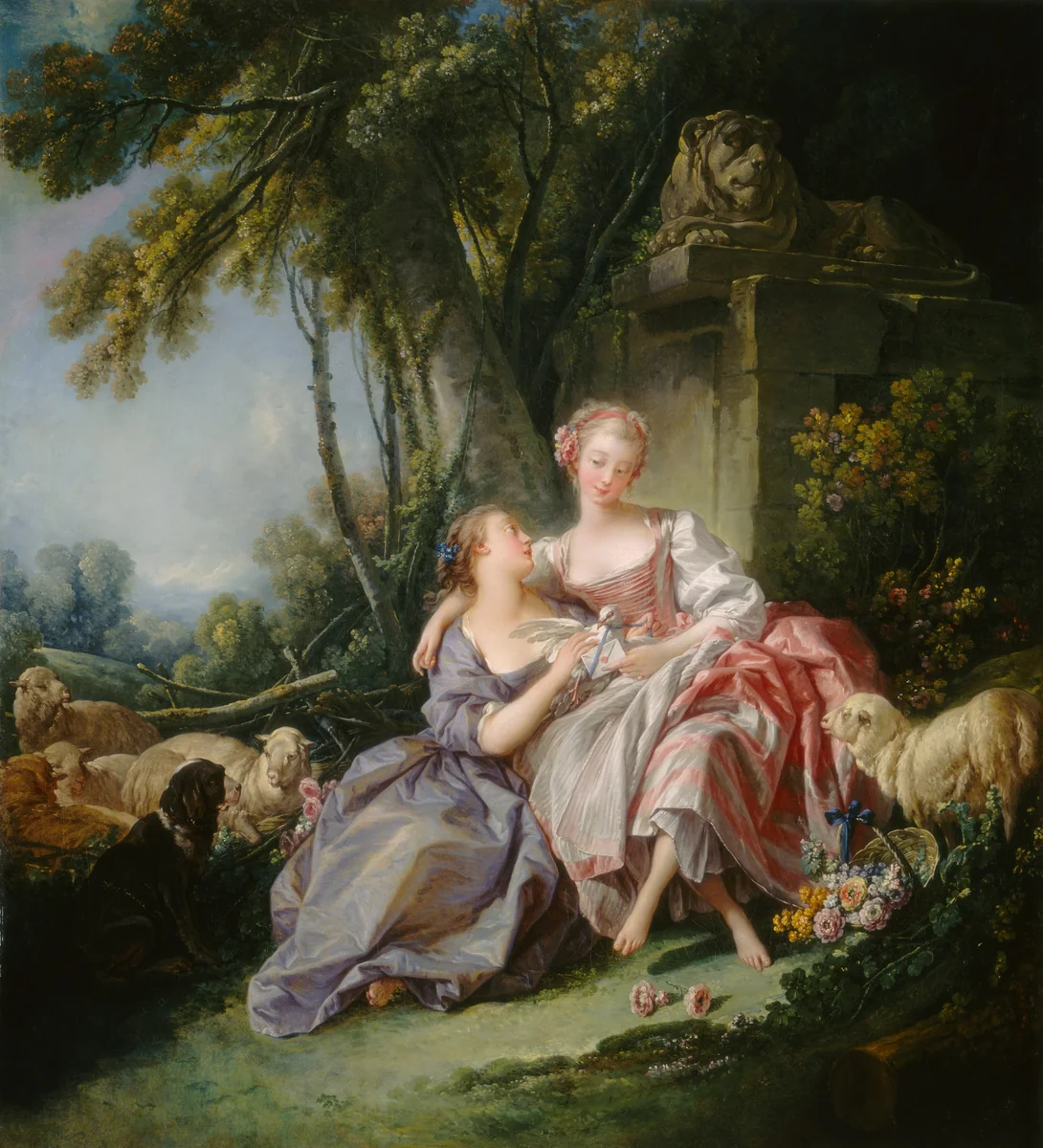 The Love Letter by François Boucher, painting, 1750