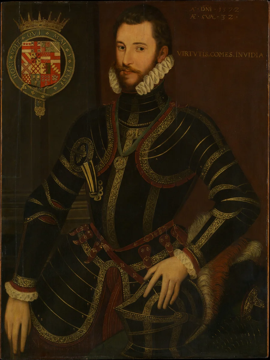 Portrait of Walter Devereux (1539–1576), First Earl of Essex by British Painter, painting, 1572