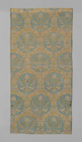 Panel (Dress Fabric) by Iran, textile, 1601-1700