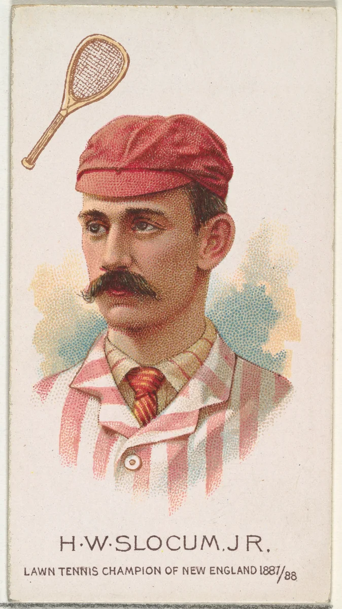 H.W. Slocum, Jr., Lawn Tennis Champion of New England 1887/88, from World's Champions, Series 2 (N29) for Allen & Ginter Cigarettes by Allen & Ginter, print, 1888