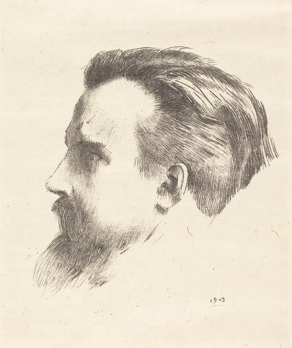 Maurice Denis by Odilon Redon, print, 1903