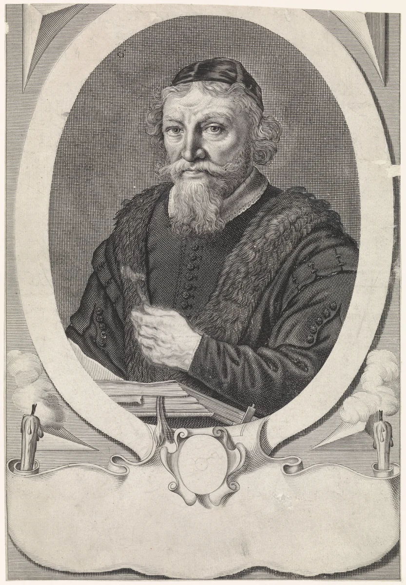 Portret van Stephan Crachtius by Theodor Matham, print, 1653-1676