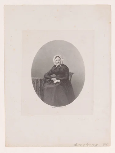 Portret van Elisabeth van Assendelft de Coningh by anonymous, print, 1831-1863
