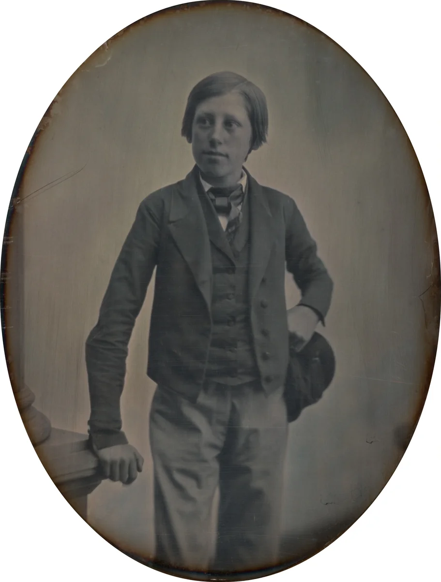 Portrait of a Boy by Albert Sands Southworth; Josiah Johnson Hawes, photograph, 1853-1855