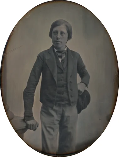 Portrait of a Boy by Albert Sands Southworth; Josiah Johnson Hawes, photograph, 1853-1855