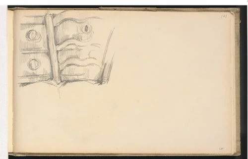 Chair and Dresser by Paul Cezanne, drawing, 1880-1883