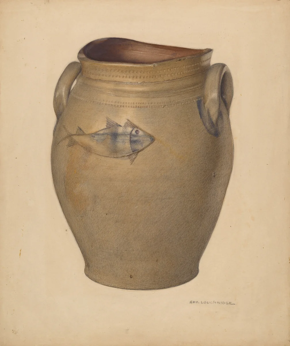 Crock by George Loughridge, index of american design, 1935-1942