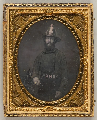 Fireman by Photographer unknown, photograph, 1850-1860