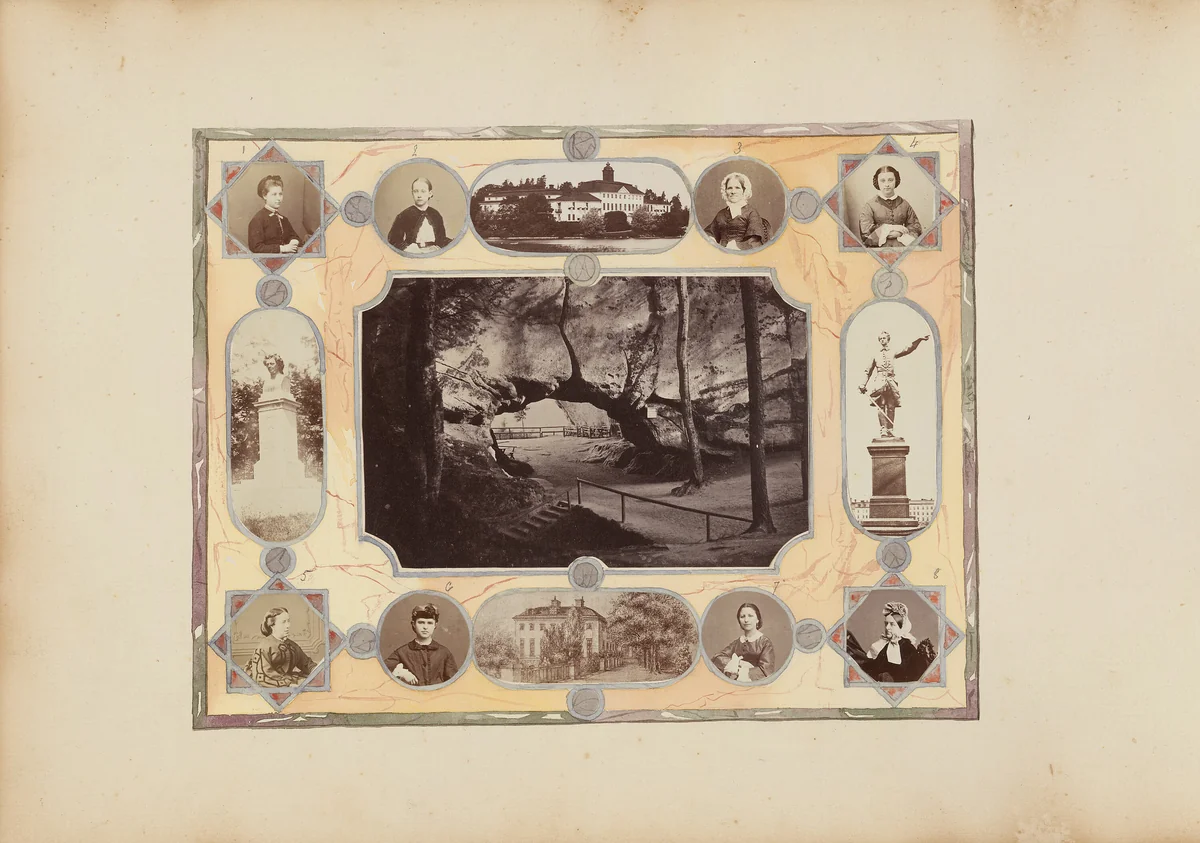 The Madame B Album by Marie-Blanche Hennelle Fournier, photograph, 1870