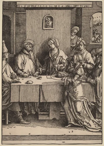 Herod and Herodias by Lucas van Leyden, print, 1512