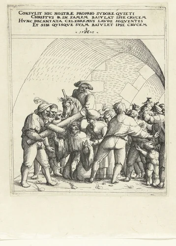 Kruisdraging by Unknown, print, 1545