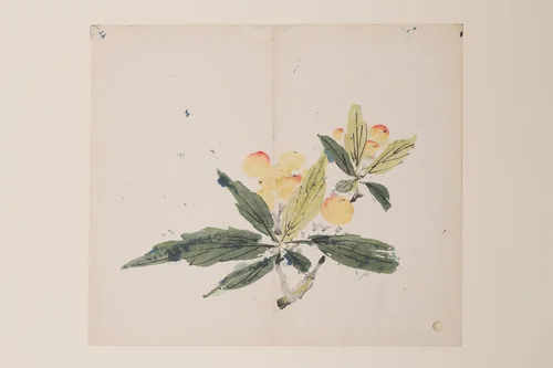 Page from the Ten Bamboo Studio Manual of Painting and Calligraphy by Hu Zhengyan, print, 1633