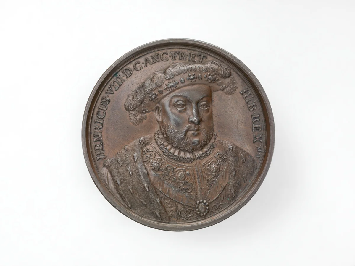 Henry VIII, from the English Monarchs series by Jean Dassier, metalwork, 1731-1732
