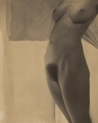 Georgia O'Keeffe—Torso by Alfred Stieglitz, photograph, 1918