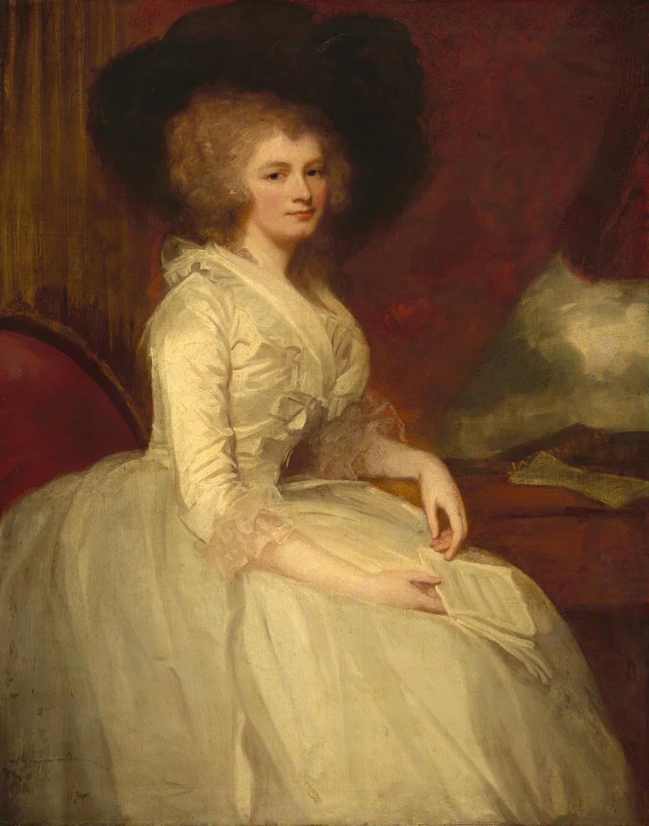 Mrs. Alexander Blair by George Romney, painting, 1787-1789